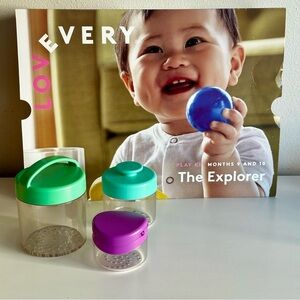 Lovevery Little Grip Canister Set from the Explorer Play Kit